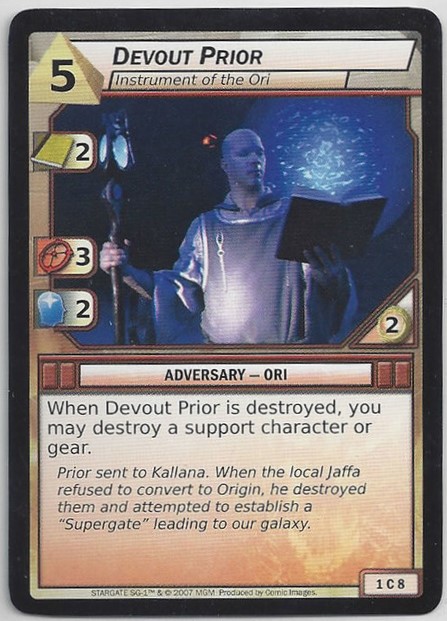 Devout Prior, Instrument of the Ori